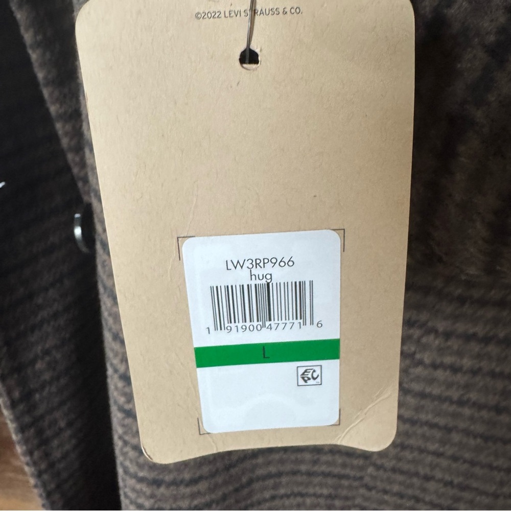 Levis double breasted blazer coat size large NWT - Picture 7 of 10